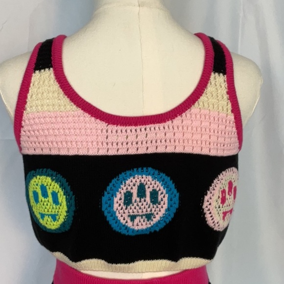 BARROW Official Crochet- panel crop top w/ Logo's size M - Picture 2 of 6
